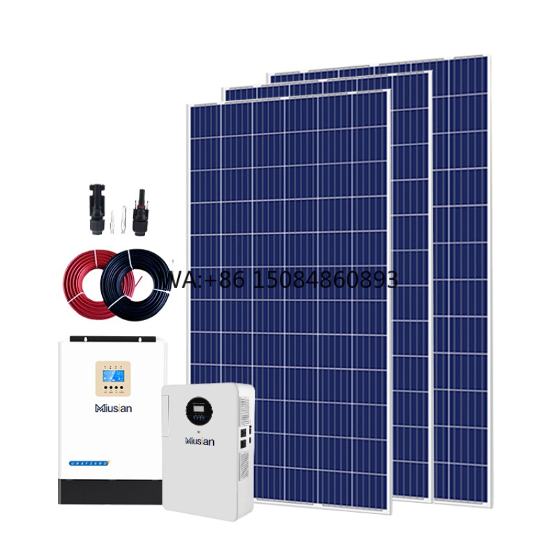 Solar Panel System 10Kw - オフグリッドソーラーシステムコンプリートセット、5KW 10KW 15KWフルソーラーパネルキットオフグリッド太陽光発電システムパッケージ