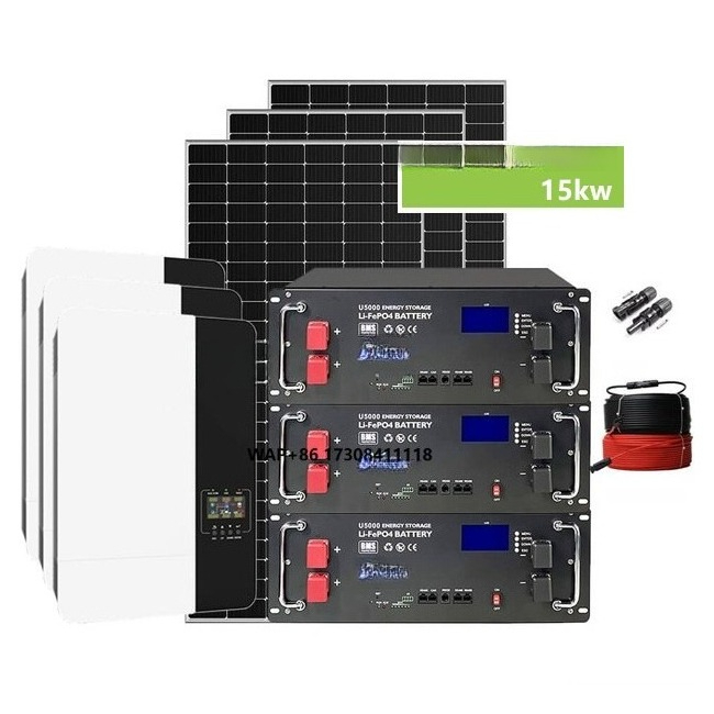 51.2V住宅用屋根設置型20KW 15KW 12KW 10 - Solar Panel System 10Kw のレビューと価格