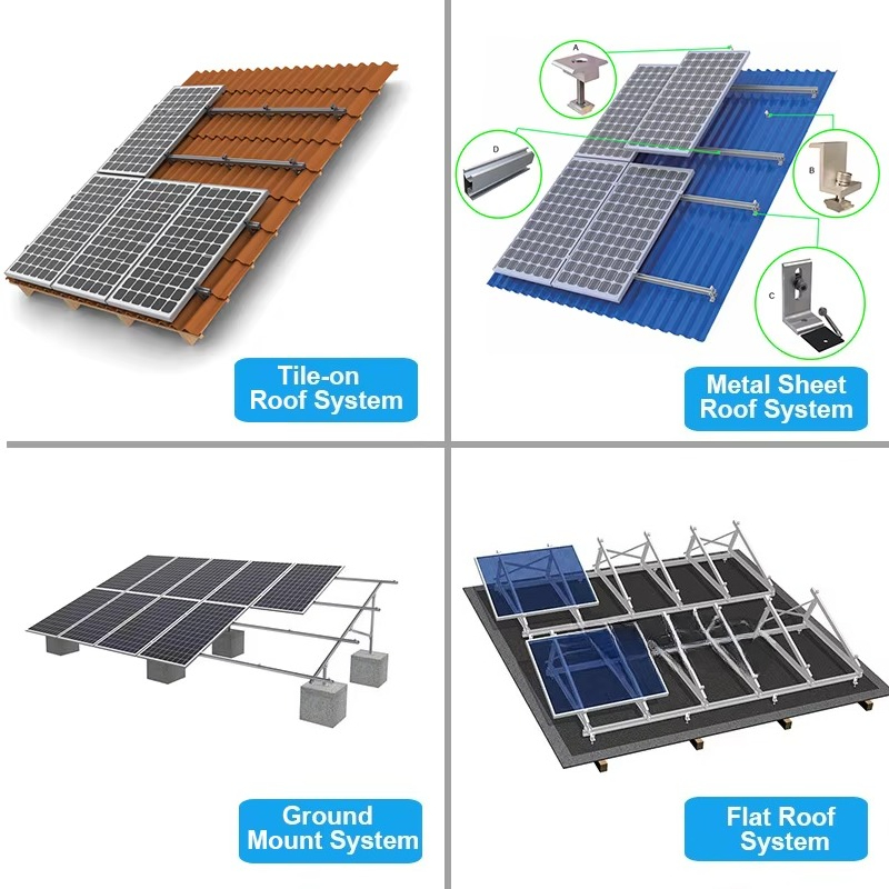 在庫あり ハイブリッドソーラーシステム 3KW 5kW 10 - Solar Panel System 10Kw のレビューと価格
