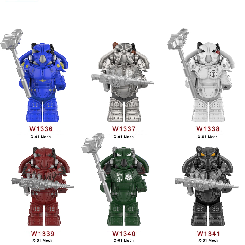 新しい BoS ゲーム T60 パワーアーマー陸軍将校兵士フ - Renewable Energy Lego のレビューと価格