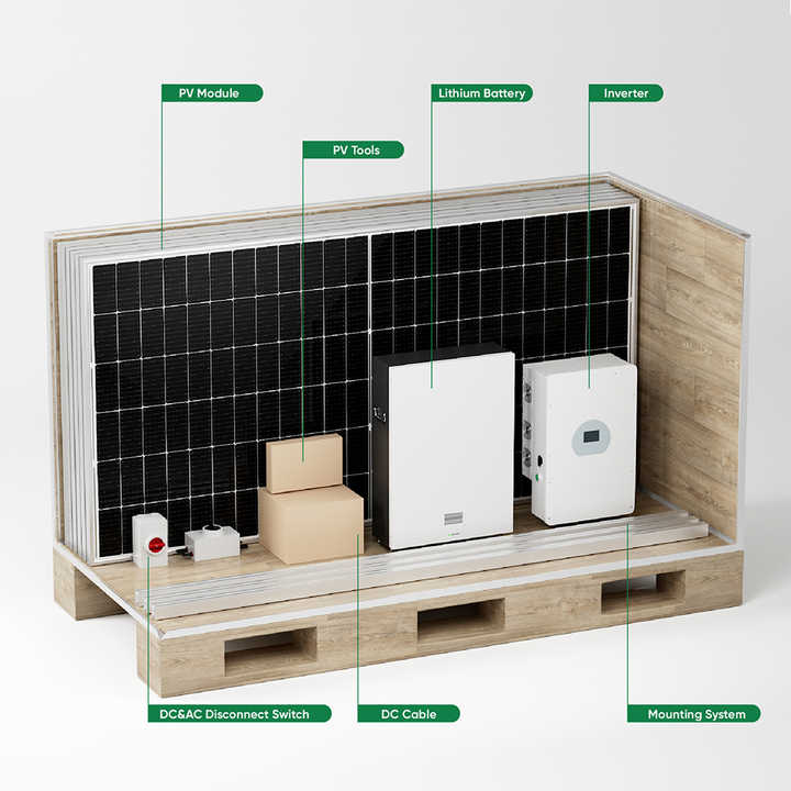 Deye 5kW 10kW 15kW ハイブリッドソーラーエ - Solar Panel System 10Kw のレビューと価格