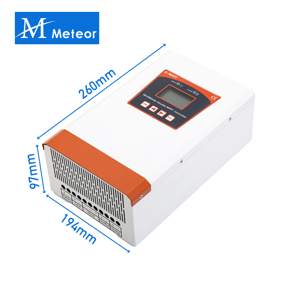 ハイブリッドコントローラ 6000 ワット 12 V 24  - Wind Solar Hybrid Kit のレビューと価格