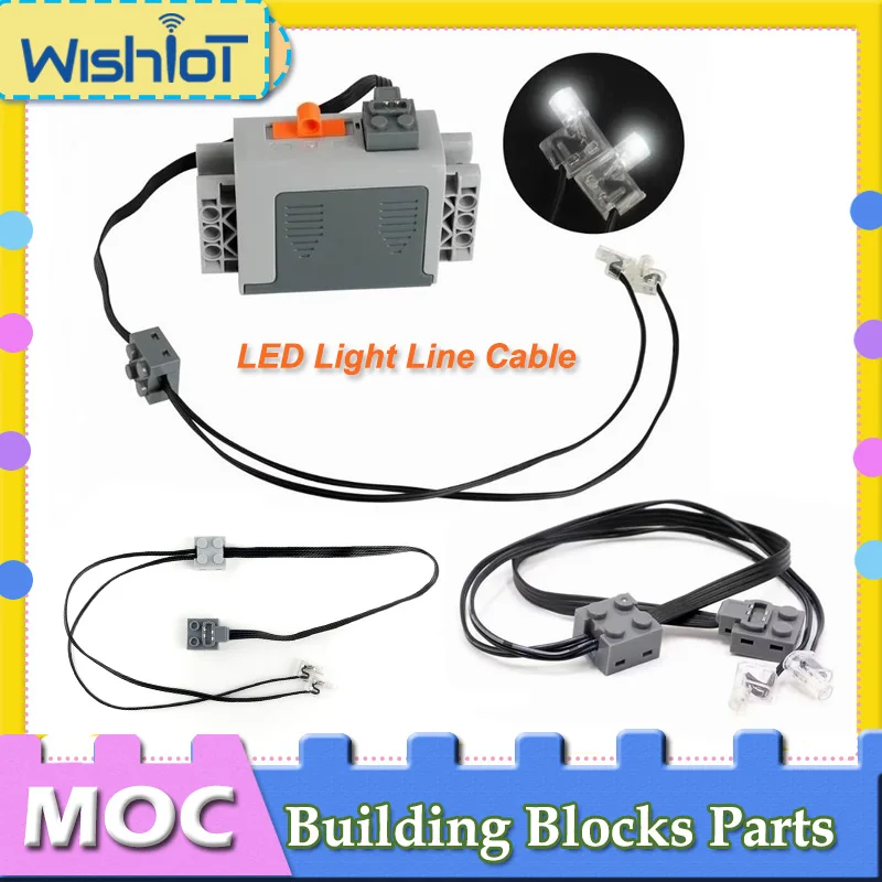 1 個/2 個 LED ライト電源ストリップ MOC ビルデ - Renewable Energy Lego のレビューと価格
