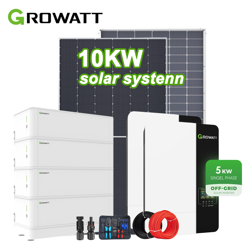 ハイブリッドソーラー発電システム 5kw 8kw 10kw  - Solar Panel System 10Kw のレビューと価格