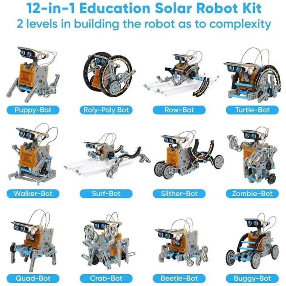 13 in 1 ソーラーロボット科学キット DIY ビルディ - Renewable Energy Lego のレビューと価格