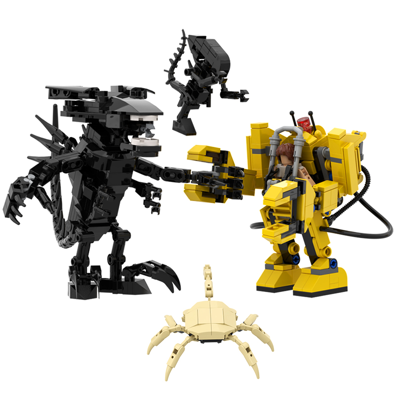 エイリアンフェイスハガーエイリアンクイーンvsパワーローダー - Renewable Energy Lego のレビューと価格